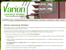 Tablet Screenshot of lavenergi-vinduer.com